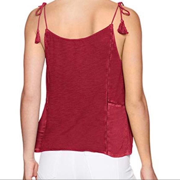 LUCKY BRAND Embroidered Spaghetti Strap Cami Top - Picture 2 of 6